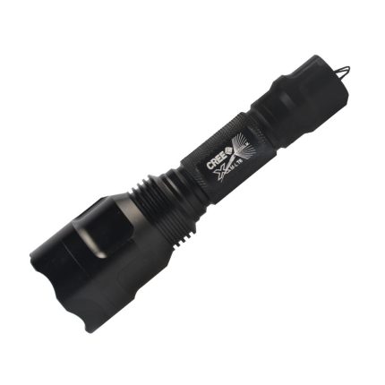 Lithium Battery Rechargeable Camping Flashlight, Handheld LED Hunting Performance Powerful Flashlight