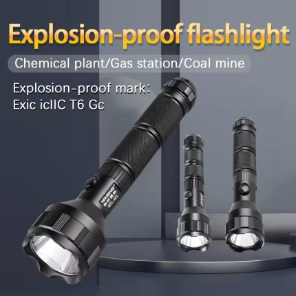 Flashlight factory high-power LED three-level adjustable aluminum alloy flashlight